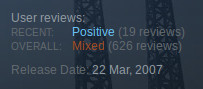 Steam changes the way reviews are shown