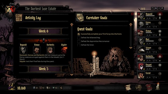 Darkest Dungeon Screenshot