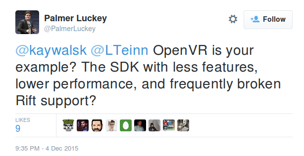 Oculus why no OpenVR
