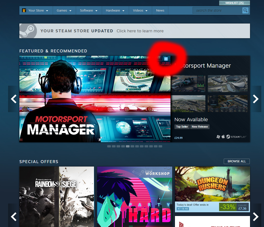 Steam filter games 1